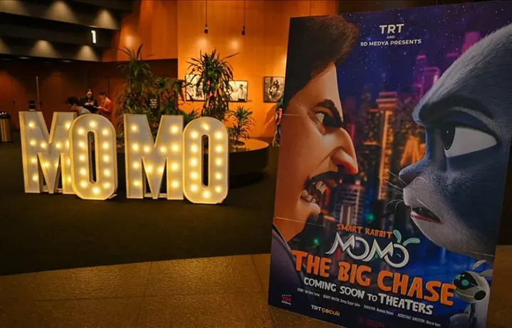 TRT ve 9D Medya'nın 'Akıllı Tavşan Momo: Büyük Takip' animasyonunun galası Hollywood'da yapıldı